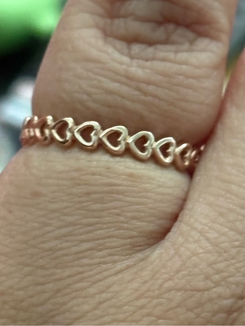 Gold Bead Stackable Ring - Women Jewelry